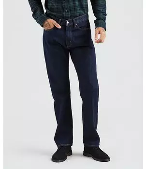 Джинсы Levi's 505 стандартного кроя жесткого кроя, синий