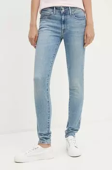 Джинсы Levi's 711 ДВОЙНАЯ КНОПКА, синий