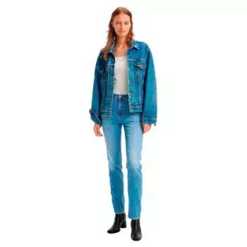 Джинсы Levi's 724 High Rise Straight Fit, синий