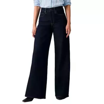 Джинсы Levi's 728 Wide Leg high waist, синий