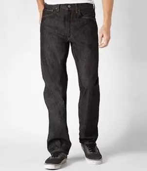 Джинсы Levi's Big & Tall 501 с усадкой по фигуре, синий