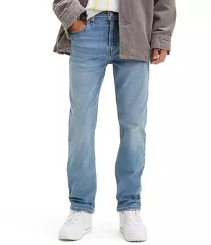 Джинсы Levi's Big & Tall 502 стандартного кроя из эластичного зауженного денима, синий