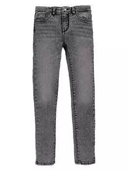 Джинсы Levi's Kids 710 Super Skinny fit, серый