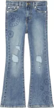Джинсы Levi's Kids High-Rise Embroidered Flare Jeans, цвет Blueprint