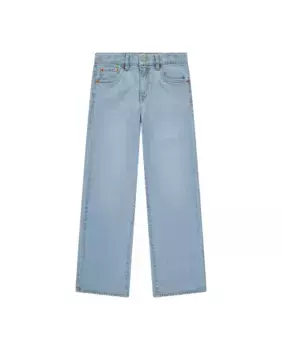Джинсы Levi's Organic Wide Leg для девочек, синий