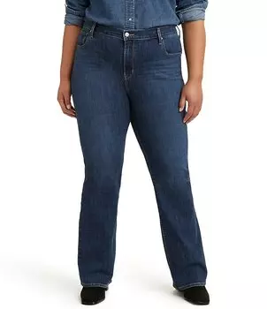 Джинсы Levi's Plus Size 725 с высокой посадкой Bootcut, синий