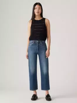 Джинсы Levi's Ribcage Ankle Grazer, цвет my honor blue