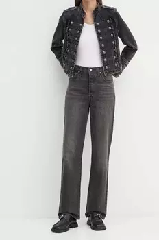 Джинсы Levi's RIBCAGE ПОЛНАЯ ДЛИНА, серый