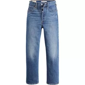 Джинсы Levi's Ribcage Straight Ankle Levis, темно-синий