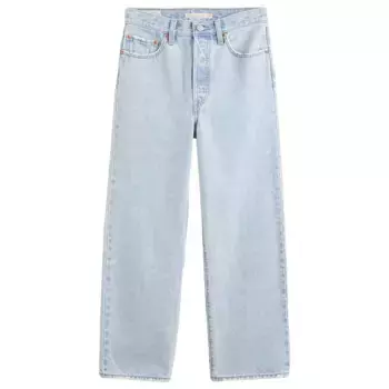 Джинсы Levi's Ribcage Straight Ankle, серый