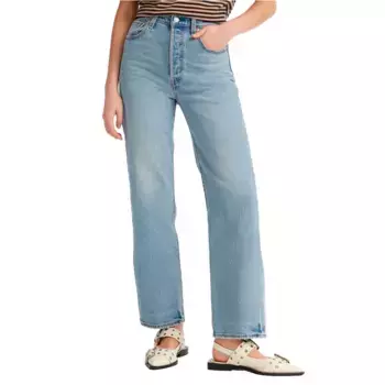 Джинсы Levi's Ribcage Straight Ankle, синий