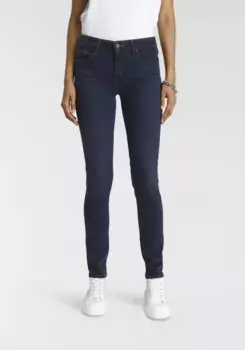 Джинсы Levi's скинни "711 Skinny" с заниженным поясом, синий