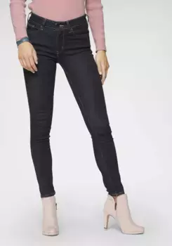 Джинсы Levi's скинни "711 Skinny" с заниженным поясом, цвет Rinsed