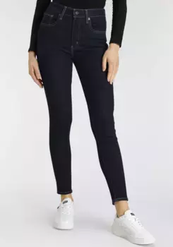 Джинсы Levi's скинни "721 High Rise Skinny" с высоким поясом, джинсовый