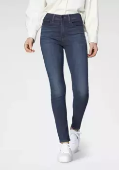 Джинсы Levi's скинни "721 High Rise Skinny" с высоким поясом, синий