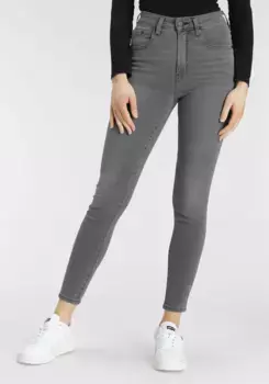 Джинсы Levi's скинни "721 High Rise Skinny" с высоким поясом, серый