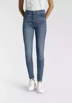 Джинсы Levi's скинни "Mile High Super Skinny", завышенная талия, джинсовый