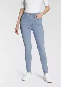 Джинсы Levi's скинни "Mile High Super Skinny", завышенная талия, голубой