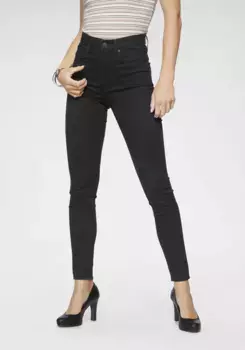 Джинсы Levi's скинни "Mile High Super Skinny", завышенная талия, черный