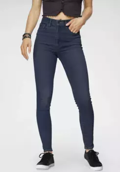 Джинсы Levi's скинни "Mile High Super Skinny", завышенная талия, синий