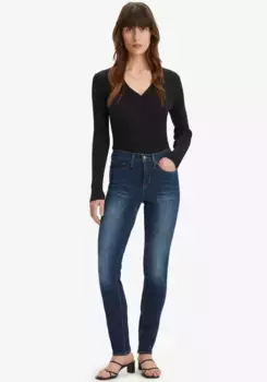 Джинсы Levi's узкого кроя "311 Shaping Skinny", модель с 5 карманами, цвет Crushed Poppy
