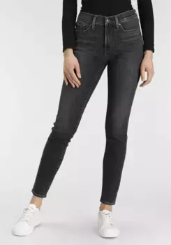 Джинсы Levi's узкого кроя "311 Shaping Skinny", модель с 5 карманами, черный