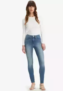 Джинсы Levi's узкого кроя "311 Shaping Skinny", модель с 5 карманами, цвет Smudged Line