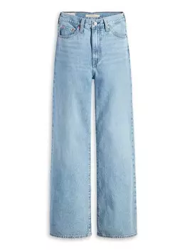 Джинсы LEVI'S Wide leg Jeans Ribcage, светло-синий