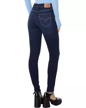 Джинсы Levi's Womens 720 High-Rise Super Skinny, цвет Dark Indigo Worn In