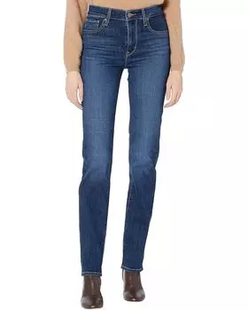 Джинсы Levi's Womens 724 High-Rise Straight, цвет Carbon Glow