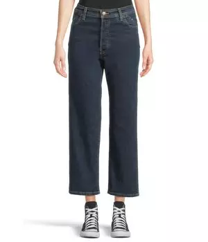 Джинсы Levi's Womens Riveted Ribcage Straight Ankle, цвет Silver Lode