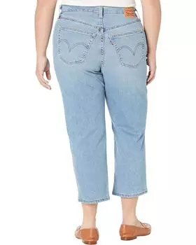 Джинсы Levi's Womens Wedgie Straight, цвет Medium Indigo Destructed