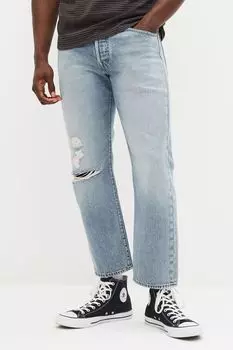 Джинсы Levis 501 93 с прямыми штанинами и коротким кроем Levi'S, синий