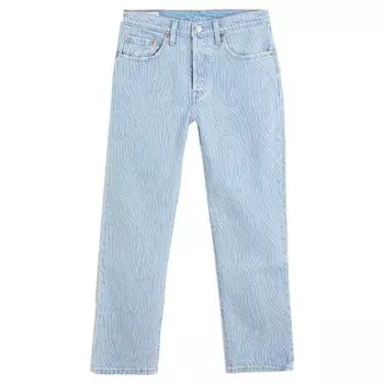 Джинсы Levis 501 Crop, синий