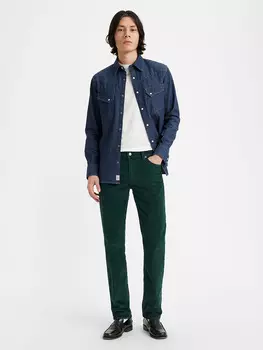 Джинсы Levis 511 Slim fit, темно зеленый
