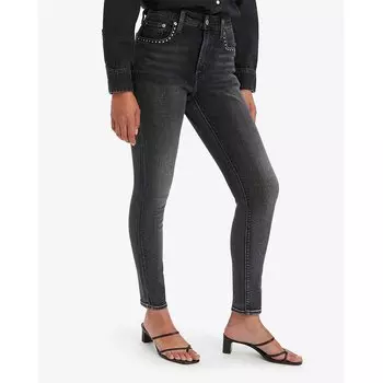 Джинсы Levis 721 High Rise Skinny Fit, серый