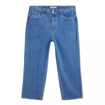 Джинсы Levis Plus Ribcage Straight Ankle, синий