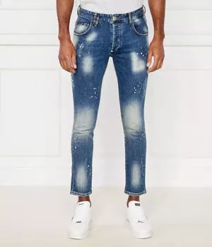 Джинсы лев цирк Skinny fit Philipp Plein, синий