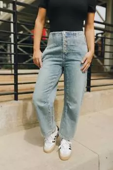 Джинсы Lilly Button-Front, синие Sunland 17