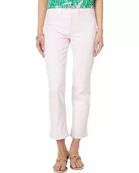 Джинсы Lilly Pulitzer Annet High-Rise Crop Flare, цвет Misty Pink