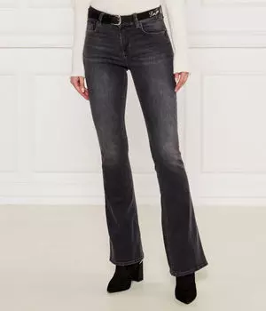 Джинсы Liu Jo Flare Fit с карманами, черный