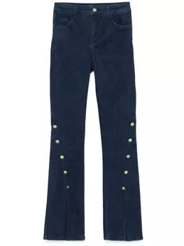 Джинсы LIU JO с декоративными пуговицами, синий