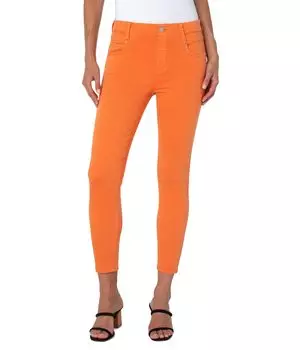 Джинсы Liverpool, Gia Glider Crop Skinny in Orange Twist
