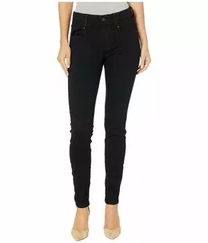 Джинсы Liverpool, Gia Glider/Revolutionary New Skinny Pull-On in Stretch Black Denim in Black Rinse