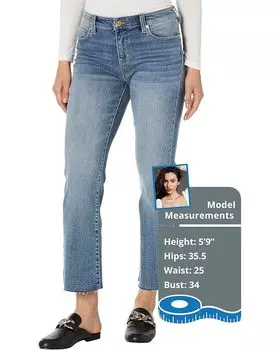 Джинсы Liverpool Los Angeles Hannah Cropped Flare with Cut Hem in Fallbrook, цвет Fallbrook