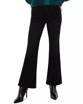 Джинсы Liverpool Los Angeles Hannah Flare Mid Rise Blue Black Denim in Apollo, цвет Apollo