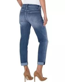 Джинсы Liverpool Los Angeles Keeper Boyfriend Rolled Cuff Jeans 29"/26" in Hartwell, цвет Hartwell