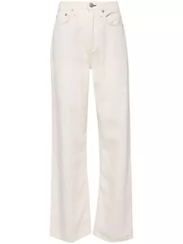 Джинсы Logan в полулегком весе rag &bone, бежевый