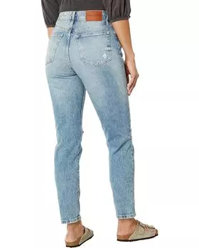 Джинсы Lucky Brand High-Rise Drew Mom in Red Carpet Destructed, цвет Red Carpet Dest