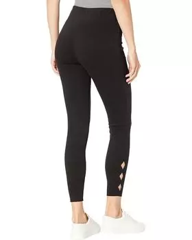 Джинсы Lysse Side Scallop Knit Denim Jeans, черный